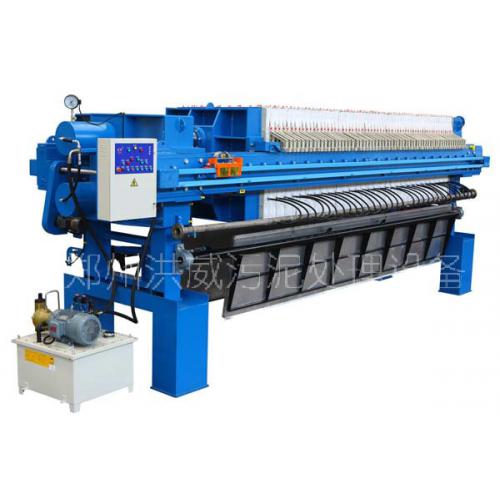 液压压紧厢式压滤机 省钱自动的污泥处理设备